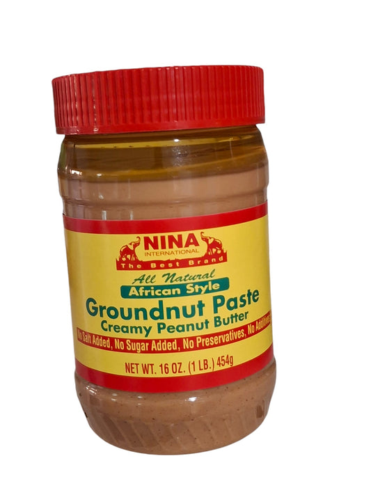 All Natural African Style Groundnut Paste Creamy Peanut Butter